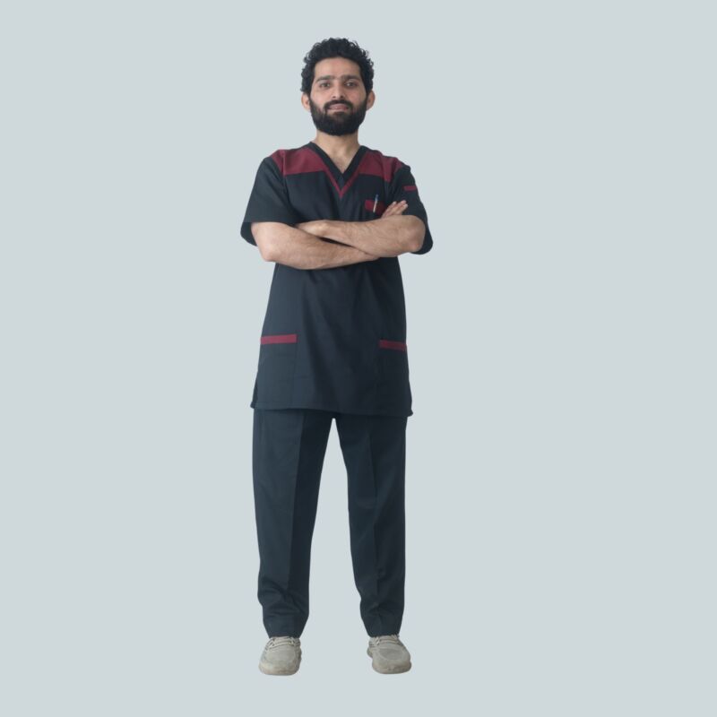 Medicwears Dual-Tone V-Neck Scrub Set - Image 7