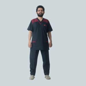 Medicwears Dual-Tone V-Neck Scrub Set