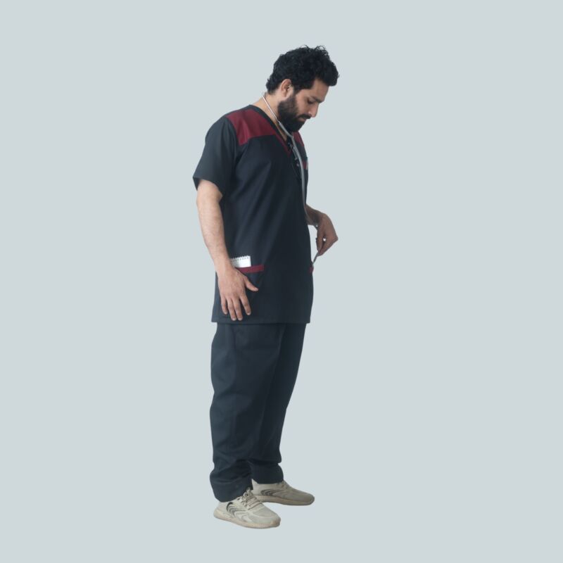 Medicwears Dual-Tone V-Neck Scrub Set - Image 5